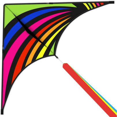 Mint&#39;S Colorful Life Delta Kite For Kids &Amp; Adults, Extremely Easy To Fly Kite, Best Kites For Beginner