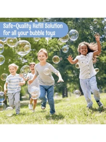 Bubble Solution Children's Toy Multicolored Bubble Concentrate Bubble Solution, The Ideal Gift For Thanksgiving And Halloween. - 藍色2pcs - 查看 4