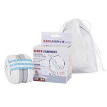 1pc Infant Noise Reduction Headphones Headband Style Noise-Proof Ear Muffs For Kids Outdoor Activities Or Sleep On Plane - 淺藍色 - 查看 7