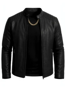 男士夹克和外套 - 黑色 - 查看 3