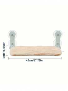 1 st Katthängmatta Husdjurshängmatta Fönster Hem Säng Sugkopp Vikbar balkongsäng Hängande glaskorg för små medelstora katter tillbehör för husdjur - Multifärgad - Visa 17