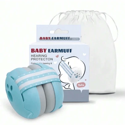 1pc Infant Noise Reduction Headphones Headband Style Noise-Proof Ear Muffs For Kids Outdoor Activities Or Sleep On Plane