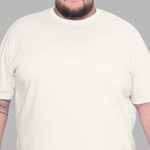 Plus Size Christian T-Shirt "Until He Comes" Premium 100% Cotton Knit Shirt - 黃色 - 查看 4
