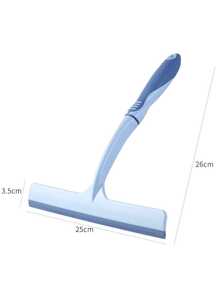1 件全新家用浴室玻璃刮刀、汽车窗户清洁剂、窗户、地板、瓷砖、墙壁清洁刷、硅胶防滑玻璃刮刀清洁工具、清洁用品 - 彩色 - 查看 5