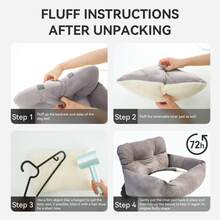 Asiento de coche y cama de viaje para perros pequeños y gatos HazoWill, asiento elevador con base antideslizante y correas ajustables, ligero, plegable, diseño de uso múltiple, elegante, acogedor para viajes por carretera y el hogar