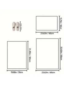 1pc Floral Pattern "Hello" Doormat, Machine Washable Brown Polyester Fiber Welcome Mat, Low Pile, Knitted, Suitable For Kitchen, Dining Room, Hallway, Bathroom, Bedroom Floor Mats, Christmas Holiday