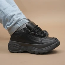 Buffalo Platform Sneakers Women's Casual Fashion Outdoor Clothing Casual Outdoor - màu đen - Xem 6