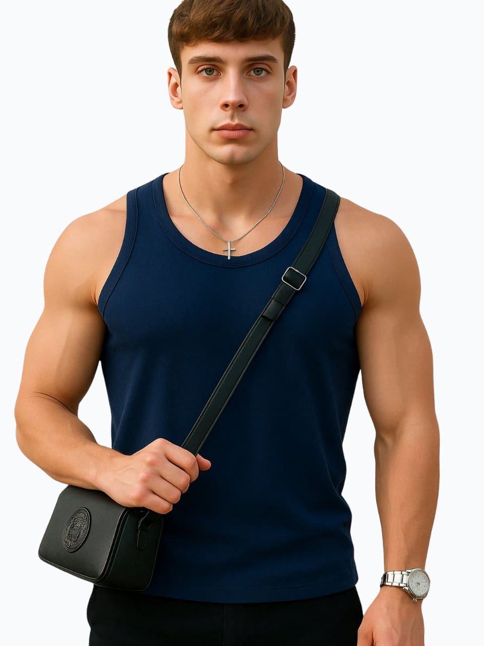 AMERICAN TANK TOP / BASIC T-SHIRT / RIBBED T-SHIRT