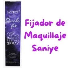 Fijador de Maquillaje en Spray Saniye – Quick Fix Saniye Spray - Fórmula de Larga Duración para Mantener tu Maquillaje Intacto por Horas – Bruma Ligera y Refrescante que Controla el Brillo y la Grasa - Transparente - Ver 2