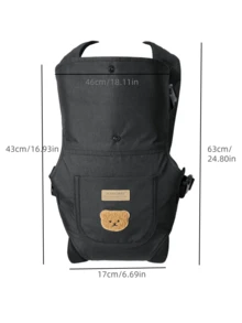 2-In-1 Lightweight Baby Carrier, Front Facing & Back Carrying, All Season Use