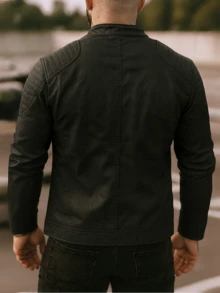 男士夹克和外套 - 黑色 - 查看 2