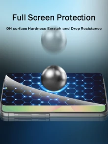 Bộ 2 miếng dán màn hình chống nhìn trộm màu đen cho Galaxy, bảo vệ sự riêng tư, thiết kế chống trầy xước, vật dụng bảo vệ màn hình thiết yếu, dùng cho màn hình hàng ngày, văn phòng, gia đình, miếng dán màn hình riêng tư, phụ kiện điện thoại, chống nước, chống sốc, chống rơi, chống trầy xước - màu đen - Xem 3