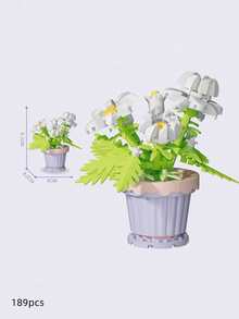 Mini Bouquet Bonsai Tree Toy Building Block Set, 105-365 Building Block Particles, DIY Simulated Plant Series Building Block Toys, Toy Building Blocks Suitable For Home And Office Decoration, Bouquet Set, Suitable For Adults, Mother's Day Gift, Birthday Gift, Valentine's Day Gift, Christmas Toy - Multicolor - View 23