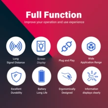 Wired Barcode Scanner Gun, 1D/2D Code Recognition Scanner For Pharmaceutical Traceability, Supermarket Checkout, Courier Warehouse Inventory