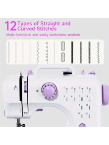 Multifunctional Household Sewing Machine,(Cheap Goods Only Have Sewing Kits And No Sewing Machines, Please Pay Attention To The Purchase) Portable Electric Sewing Machine Professional Version, Travel Or Temporary Use-Friendly Mini Edge-Locking Electric Household Sewing Machine