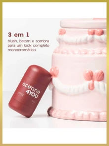 4You Blush Stick 7.5g (Matte Effect And Creamy Texture That Matches All Styles) Océane - Cake - View 2