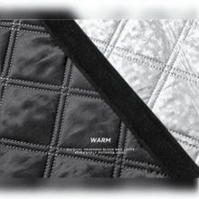 高品质隔热、隔音、遮光窗帘 - 自粘免打孔窗帘，适用于家居纺织品装饰，隔热遮光，无需钻孔，纯黑色窗帘，适用于卧室/客厅/户外花园 - 黑色 - 查看 5