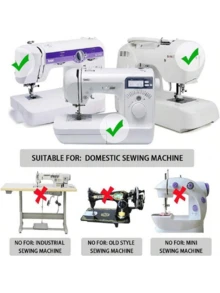 11/16/32/42/48/52pcs Sewing Machine Presser Foot Set Compatible With Brother, Baby Lock, Singer, Janome And Most Low Shank Sewing Machines, Complete Sewing Machine Presser Foot Kit, Home Sewing Machine Sewing Accessories, Sewing Machine Parts, DIY Sewing Accessories