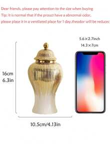 Europäischer Stil kreative minimalistische galvanisierte Goldkeramik Allzweckglas Vase, Hotel Dekoration, Hochzeit Heim Handwerkskunst minimalistische dekorative Accessoires, moderne Heimdekoration für Wohnzimmer und Schlafzimmer, zentrale Dekoration, Muttertags Geschenke, Abschlussgeschenke, Hochzeitsdekoration