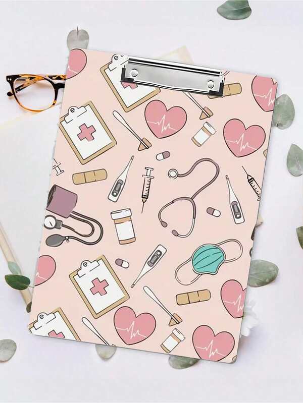 Medical Nurse Pattern Folders,Teacher Gifts, Nurse Clipboards, Nurse Graduation Gifts, Back To School, School Supplies, Nurses Day Gifts, Back To School Gifts, Perfect Gifts For Nurses, Cute Hanging Writing Pads, Office Supplies