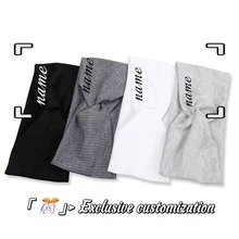 可定制女士瑜伽吸汗头带，运动跑步头带吸湿排汗可调节防滑空手道头带，适用于瑜伽练习、婚礼发饰、色彩鲜艳、可爱、迷人、有趣、卡哇伊、Y2K、时尚、男女通用、休闲、定制、个性化、独特，是送给他、她、男朋友、女朋友、家人、朋友的理想礼物 - 彩色 - 查看 7