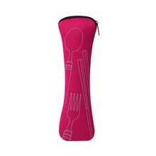 1pc Portable Tableware Set Storage Bag, Travel Camping Tableware Storage Bag, Reusable Storage Bag For Work/School Use, Back-To-School Season