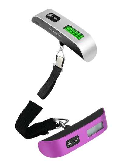 Balança Eletrônica Digital de 50kg com precisão de 10g Para Bagagem e Viagens