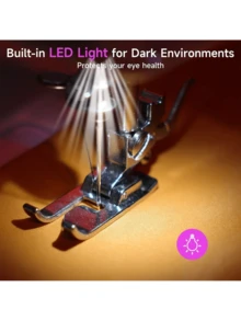 Multifunctional Household Sewing Machine,(Cheap Goods Only Have Sewing Kits And No Sewing Machines, Please Pay Attention To The Purchase) Portable Electric Sewing Machine Professional Version, Travel Or Temporary Use-Friendly Mini Edge-Locking Electric Household Sewing Machine