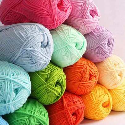 1pc/50g 5-Ply Soft Yarn, DIY Crochet Knitting, Applicable For Crochet Knitting Bags, Scarves, Hats, Sweaters, Dolls