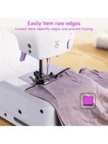 Multifunctional Household Sewing Machine,(Cheap Goods Only Have Sewing Kits And No Sewing Machines, Please Pay Attention To The Purchase) Portable Electric Sewing Machine Professional Version, Travel Or Temporary Use-Friendly Mini Edge-Locking Electric Household Sewing Machine