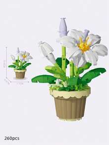 Mini Bouquet Bonsai Tree Toy Building Block Set, 105-365 Building Block Particles, DIY Simulated Plant Series Building Block Toys, Toy Building Blocks Suitable For Home And Office Decoration, Bouquet Set, Suitable For Adults, Mother's Day Gift, Birthday Gift, Valentine's Day Gift, Christmas Toy - Multicolor - View 25