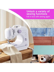 Multifunctional Household Sewing Machine,(Cheap Goods Only Have Sewing Kits And No Sewing Machines, Please Pay Attention To The Purchase) Portable Electric Sewing Machine Professional Version, Travel Or Temporary Use-Friendly Mini Edge-Locking Electric Household Sewing Machine
