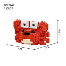 Đồ chơi lắp ráp mô hình động vật biển 12 loại, 150-272 mảnh ghép, đồ chơi giáo dục lắp ráp khối ghép nhỏ. Bộ sản phẩm Đại Dương thích hợp cho những người đam mê khối ghép sưu tập, làm vật trang trí bàn làm việc nhỏ, làm quà tặng bạn gái và quà Giáng sinh. - Nhiều màu - Xem 13