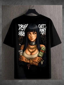 Hinataa T-Shirt Luxury Streetwear T-Shirt Unisex Fashion - màu đen - Xem 1