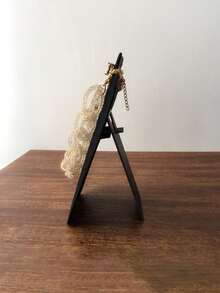 1 件黑色天鹅绒耳环、项链、吊坠、珠宝展示架收纳盒，情人节返校礼物