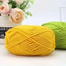 1pc 5-Ply Soft Yarn, DIY Crochet Knitting, Applicable For Crochet Knitting Bags, Scarves, Hats, Sweaters, Dolls