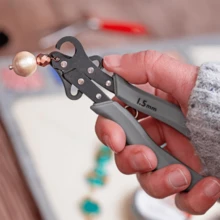 KLONKEE Alicates de punta redonda - Disponibles en varios tamaños que incluyen alicates de punta redonda de 1.5mm, 2.25mm y 3mm, adecuados para hacer joyas, cortadores de alambre, mordazas de alicates de punta redonda, mango ergonómico para un agarre cómodo para manualidades con cuentas y proyectos de artesanía de alta precisión, compatibles con alambre de artesanía de calibre 18-26 (no adecuados para alambre de metal con núcleo de acero). - Multicolor - Ver 3