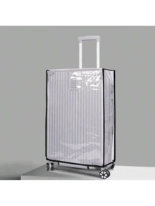 1pc Clear Luggage Covers,Waterproof Dustproof Travel Luggage Sleeve Protector,Thicken PVC Scratch-Resistant Suitcase Cover Protectors.