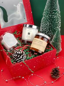 200g Christmas Crinkle Cut Paper, Christmas Eve Box Fillers, For Gift Wrapping Basket Filling, Birthday, Christmas, Thanksgiving, Wedding, Christmas Gifts Wrapping - Multicolor - View 7