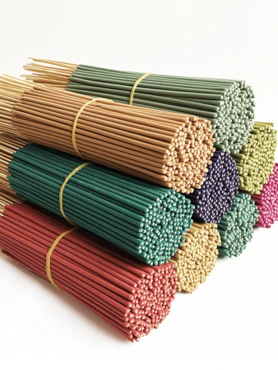 8 套高品质香薰棒 - 包括薰衣草、柠檬草、龙血、玫瑰、茉莉、鼠尾草、日本樱花、薄荷等 - 适用于净化、放松、瑜伽、办公室使用、阅读、音乐冥想和家居香氛 - 持久香味 - 完美的瑜伽礼物