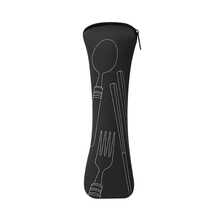 1pc Portable Tableware Set Storage Bag, Travel Camping Tableware Storage Bag, Reusable Storage Bag For Work/School Use, Back-To-School Season