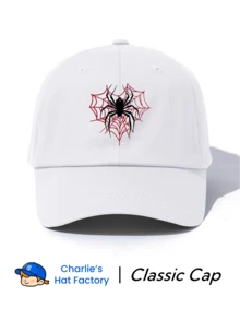 1 szt. Czapka baseballowa z nadrukiem SPIDER WAB, klasyczna, swobodna, stylowa, vintage, miękka opaska na pot, regulowany rozmiar, lekka, chroniąca przed słońcem, uniwersalna, vintage'owa czapka dla taty, odpowiednia do uprawiania sportów na świeżym powietrzu, codziennego noszenia, na imprezę, wakacje, idealny prezent dla rodziny i przyjaciół - Pajęczyna - Zobacz 5