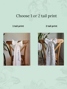 Custom Wedding Ribbons, Custom Text/Names, Reserved Chair Ribbons, Commemorative Wedding Signs, Wedding Cloth Labels, Reserved Chair Ribbons, Wedding Chair Seat Ribbons, Personalized Ribbon Seat Tags, Wedding Chair Decorative Name Place Tags, White Wedding Ribbons, Decorative Ribbons, Gift Ribbons And Cloth Ribbons For Baptisms