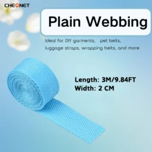1pc PP Webbing Canvas Polyester Ribbon, Suitable For Backpack Binding, Bag Crafts DIY, Belt Bags, Pet Supplies