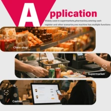 Wired Barcode Scanner Gun, 1D/2D Code Recognition Scanner For Pharmaceutical Traceability, Supermarket Checkout, Courier Warehouse Inventory