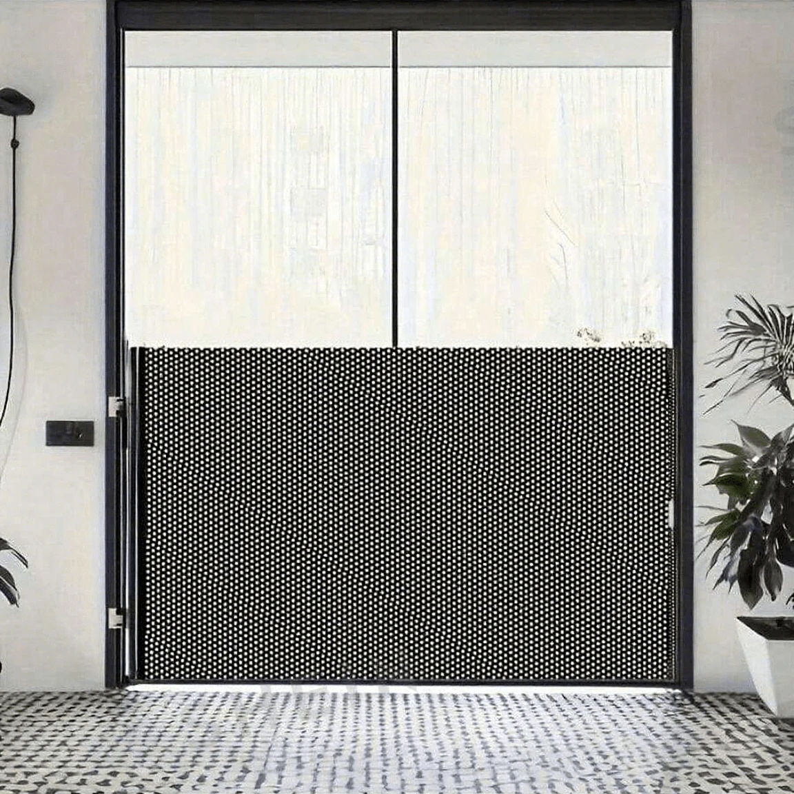 Versatile Pet Safety Gate - Expandable Pet Gate Portable Adjustable Safety Dog Gate - Indoor Outdoor Gate - Easy Install Stair Barrier For Pets - Can Be Used To Increase The Height Of A Pet Safety Gate - Non-Mesh Fabric - PVC Material
