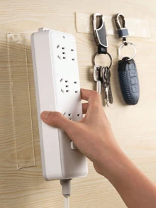 1/2pcs Double-Sided Nano Tape - Heavy Duty, Washable Clear Adhesive Strips, Reusable Gel Adhesive, Removable No-Residue Craft Tape, Suitable For Kitchen, Office, Home And Automotive Use | Double-Sided Tape | Strong Adhesive - Clear - View 4