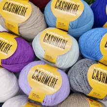 LIRISNLY 8 Balls/Pack 400g High Quality Cashmere Yarn, Soft, Warm, Breathable, Easy To Knit, For Knitting Sweaters, Hats, Gloves, Shawls, Blankets, DIY Handicrafts, Furniture Accessories - Multicolor - View 6