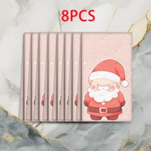 2/4 Pcs Snowman Printed Dish Towels, Christmas Gifts, Christmas Decorations, Super Absorbent Microfiber Modern Towels For Cooking, Baking, Washing Dishes, Cleaning, Hand Towels, Tea Towels, Soft And Highly Absorbent, Kitchen Decor, Gifts For Neighbors, Mothers, Birthdays, Housewarming For Friends, Kitchen Essentials, Daily Necessities - Multicolor - View 13