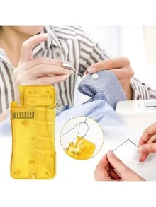 柠檬黄自动DIY手工缝纫穿线器 - 1件装穿线器，适用于家用工艺品和缝纫用品 - 彩色 - 查看 5